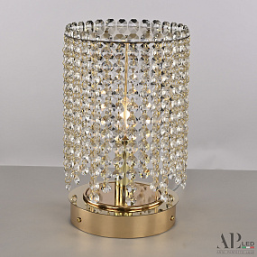 Хрустальная настольная лампа APL LED Sicilia SH500.L3.17-26.B.Gd.E14