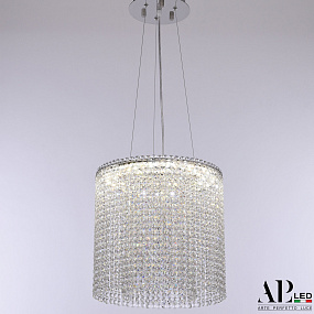Хрустальный светодиодный подвесной светильник APL LED Sicilia SH01.35.A.LED -DIM.Ni