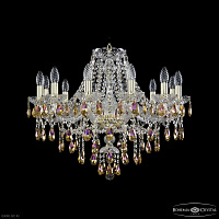 Хрустальная подвесная люстра Bohemia IVELE Crystal 1415/12/240 G K777