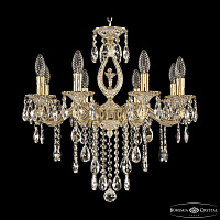 Подвесная хрустальная люстра Bohemia Ivele Crystal Verona 72402/8/175 B GW FA10S