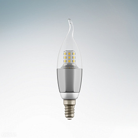 Лампа светодиодная LIGHTSTAR свеча на ветру E14 7W 4200K