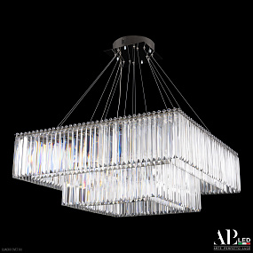 Большая хрустальная светодиодная люстра APL LED Sicilia SH10.86.2D.A.Ni.4000