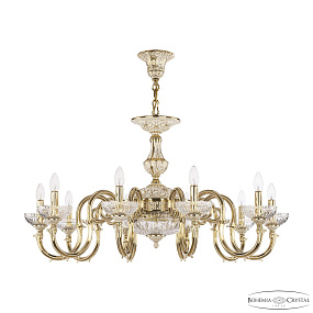 Большая люстра Bohemia Ivele Crystal Verona 72203P/10/300 GW P Clear/M-1G