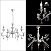 Люстра подвесная Arte Lamp ANGELINA A5349LM-5WH