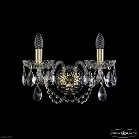 Бра хрустальное Bohemia IVELE Crystal 1402B/2/160/XL G