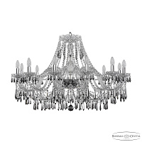 Хрустальная подвесная люстра Bohemia IVELE Crystal 1403/12/300 Ni K731