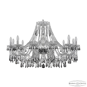 Хрустальная подвесная люстра Bohemia IVELE Crystal 1403/12/300 Ni K731