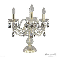 Настольная лампа с хрусталем Bohemia IVELE Crystal 1406L/3/141-39 G K731