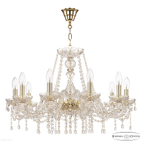 Хрустальная подвесная люстра Bohemia IVELE Crystal 112/10/240 G V0300