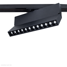 Светодиодный трековый светильник для 1-фазного трека Arte Lamp FLASH A4572PL-1BK