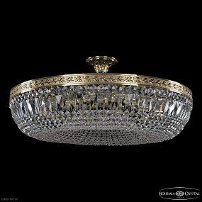 Хрустальная потолочная люстра Bohemia IVELE Crystal 19041/80IV G