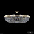 Хрустальная потолочная люстра Bohemia IVELE Crystal 19283/70IV G