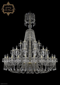 Большая хрустальная люстра Bohemia Art Classic 11.21.24+12+6.530.XL-170.Gd.Sp