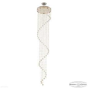 Каскадная хрустальная люстра Bohemia IVELE Crystal 83131/40IV-200 Ni