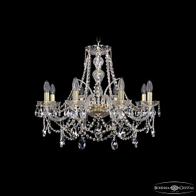 Хрустальная подвесная люстра Bohemia IVELE Crystal 1411/8/240/G
