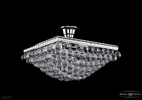 Хрустальная потолочная люстра Bohemia IVELE Crystal 1912/35Z/Ni