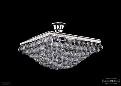 Хрустальная потолочная люстра Bohemia IVELE Crystal 1912/35Z/Ni