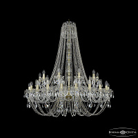 Большая хрустальная люстра Bohemia IVELE Crystal 1406/20+10/400/h-130 G
