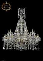 Большая хрустальная люстра Bohemia Art Classic 11.12.20+10.400.XL-136.Gd.Sp