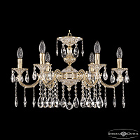 Подвесная хрустальная люстра Bohemia Ivele Crystal Verona 72202/6/210 A GW