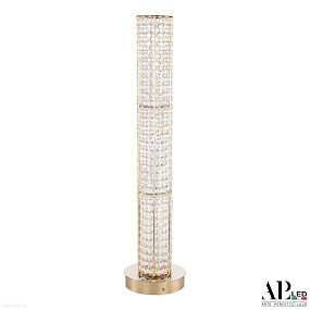 Хрустальная светодиодная настольная лампа APL LED Rimini S500.L6.8-64.A.3000.Gold