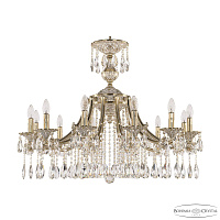 Подвесная хрустальная люстра Bohemia Ivele Crystal Verona 72211/12/300 A GW