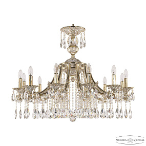 Подвесная хрустальная люстра Bohemia Ivele Crystal Verona 72211/12/300 A GW