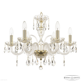 Хрустальная подвесная люстра Bohemia IVELE Crystal 118/6/195 G