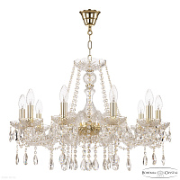 Хрустальная подвесная люстра Bohemia IVELE Crystal 116/10/240 G