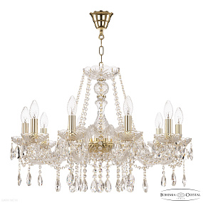 Хрустальная подвесная люстра Bohemia IVELE Crystal 116/10/240 G