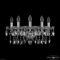Бра хрустальное Bohemia IVELE Crystal 1413B/5/165/XL Ni