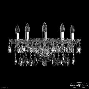 Бра хрустальное Bohemia IVELE Crystal 1413B/5/165/XL Ni