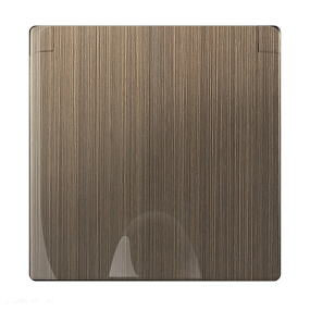 Накладка для розетки IP44 с крышкой (бронзовый) Werkel WL12-SKGSC-IP44-CP