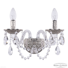 Бра хрустальное Bohemia IVELE Crystal 16202B/2/141 Ni