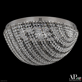 Хрустальная потолочная светодиодная люстра APL LED Sicilia SH501.2.50.R.LED -DIM.Ni.Clear.731