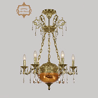 Хрустальная подвесная люстра Bohemia Art Classic 31.51.6.CK125SP.250SP.G.Sp.Amber.1C
