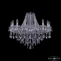 Большая хрустальная люстра Bohemia IVELE Crystal 1415/16/300 Ni