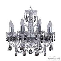 Хрустальная подвесная люстра Bohemia IVELE Crystal 1411/8/160 Ni K781