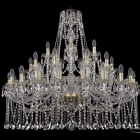 Хрустальная подвесная люстра Bohemia IVELE Crystal 1413/20+10+5/360/G