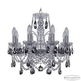 Хрустальная подвесная люстра Bohemia IVELE Crystal 1411/8/160 Ni K781