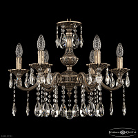 Хрустальная подвесная люстра Bohemia IVELE Crystal AL78101/6/175 A SGB