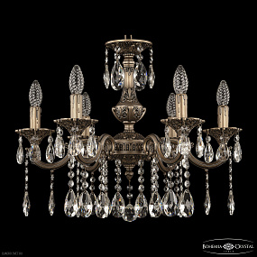 Хрустальная подвесная люстра Bohemia IVELE Crystal AL78101/6/175 A SGB
