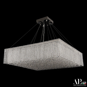 Большая хрустальная светодиодная люстра APL LED Sicilia SH03.100.A.Ni.4000