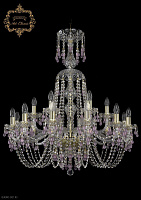 Большая хрустальная люстра Bohemia Art Classic 11.24.12+6.300.XL-93.Gd.V7010