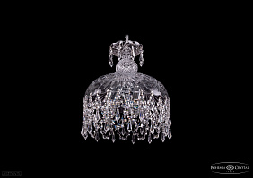 Хрустальный подвесной светильник Bohemia IVELE Crystal 7711/30/Ni/Drops