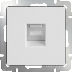 Розетка Ethernet RJ-45 (белая) Werkel WL01-RJ-45