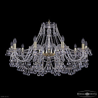Большая хрустальная люстра Bohemia IVELE Crystal 1409/10/360 G