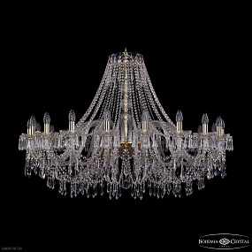 Большая хрустальная люстра Bohemia IVELE Crystal 1403/20/460 G