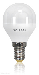 Лампа светодиодная Шар Voltega Е14 2800К 5.5W VG2-G2E14warm5W