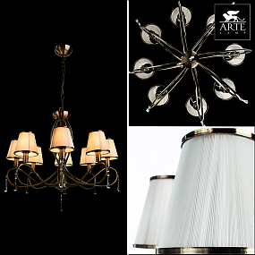 Люстра подвесная Arte Lamp LOGICO A1035LM-8AB